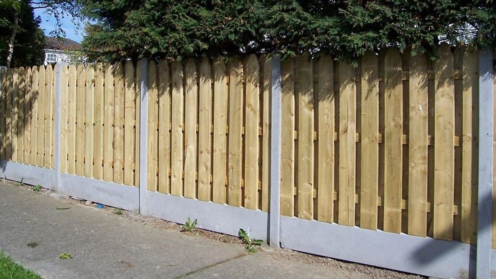 Fencing project, replace with a real photo